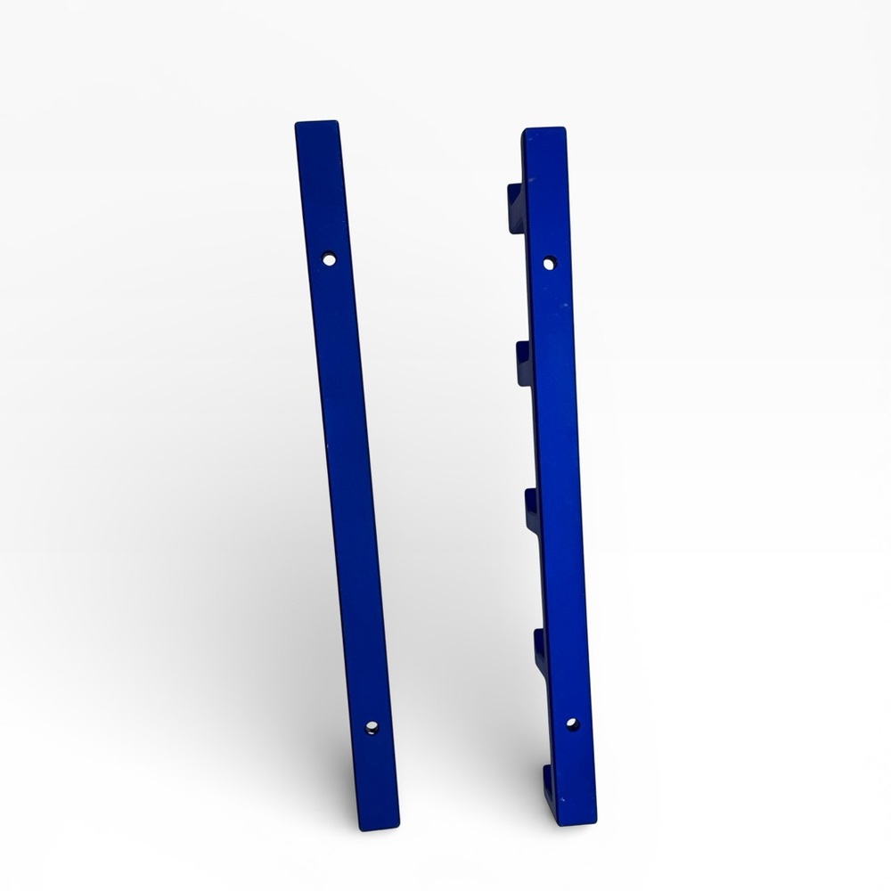 Two Wall Rack Hooks Blue Cast Iron - Picture 5 of 16